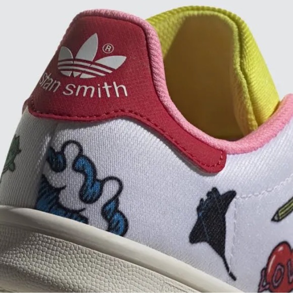 Adidas Aaron Kai x Stan Smith Primeblue 'Doodles' Kids Sneakers - Picture 12 of 15